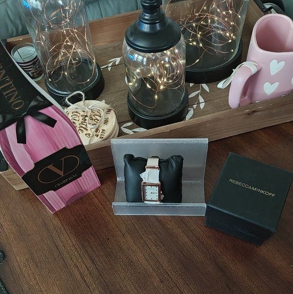 Rebecca Minkoff Rose Goldtone Leather Watch - Picture 5 of 8